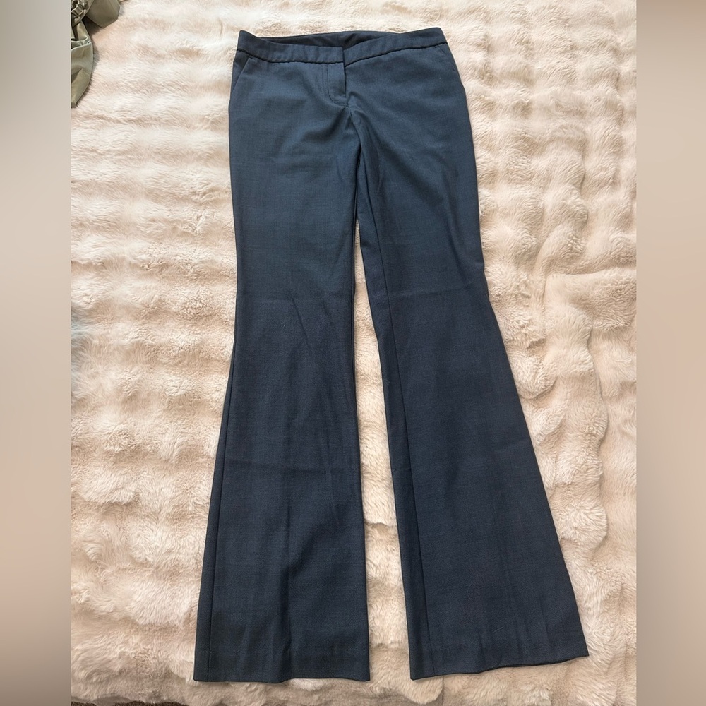 Worthington Blue Flared Trouser Sleek Work